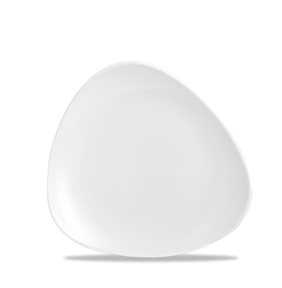 Vellum White Triangle Plate